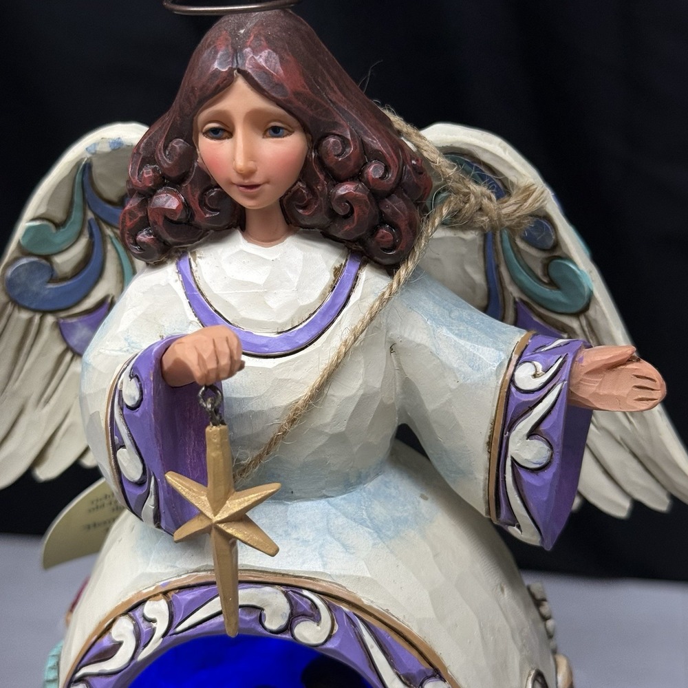 Jim Shore Christmas Nativity Angel Diorama w/Lighted Holy Family Scene 4037600 - Picture 4 of 16